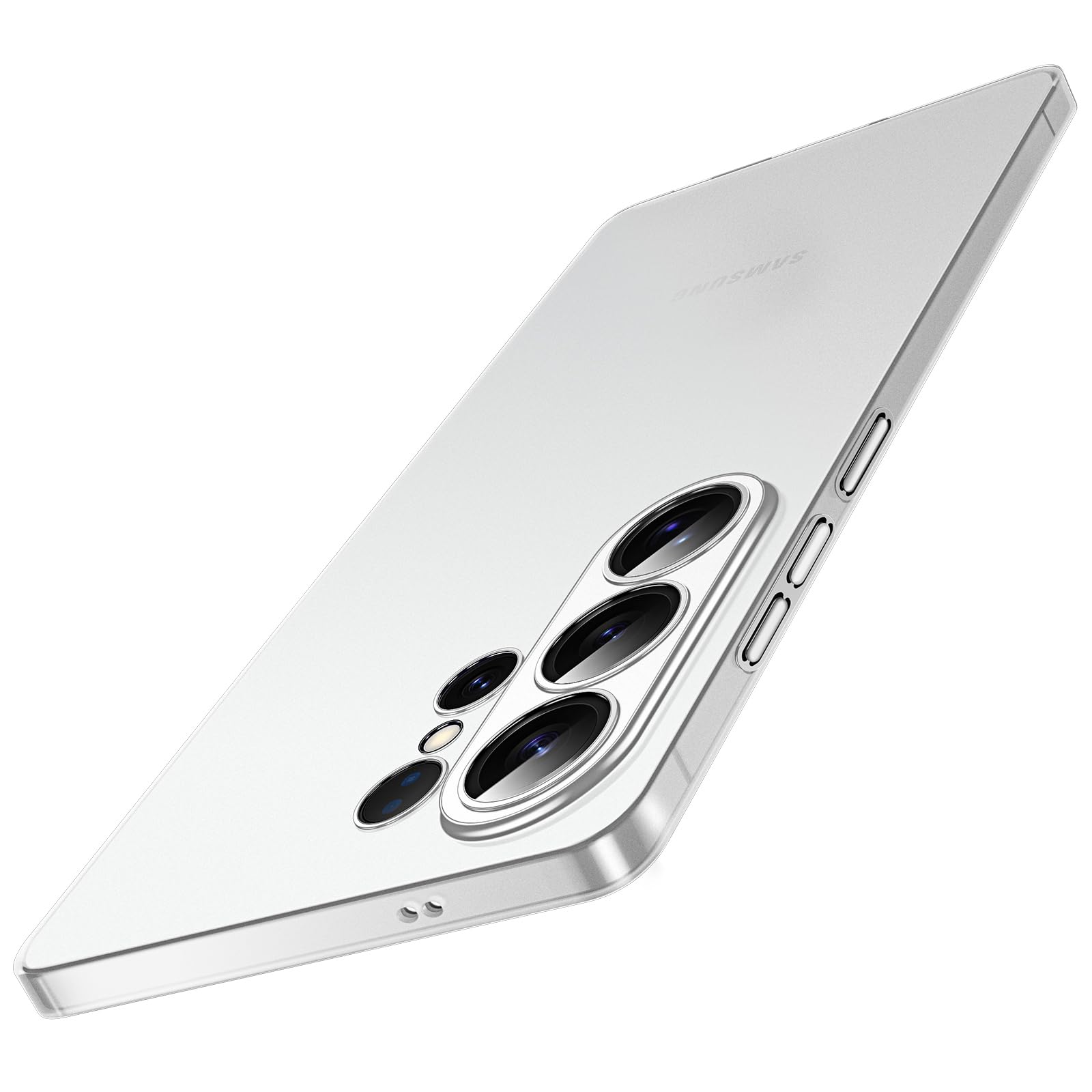 Dataroad for Samsung Galaxy S26 Ultra Slim Case,0.2mm Fit [Paper-Thin] Lightweight Case Finish Back Cover[Anti-Fingerprints&Yellowing],Compatible with Samsung S26 Ultra 6.9Inch-Transparent White