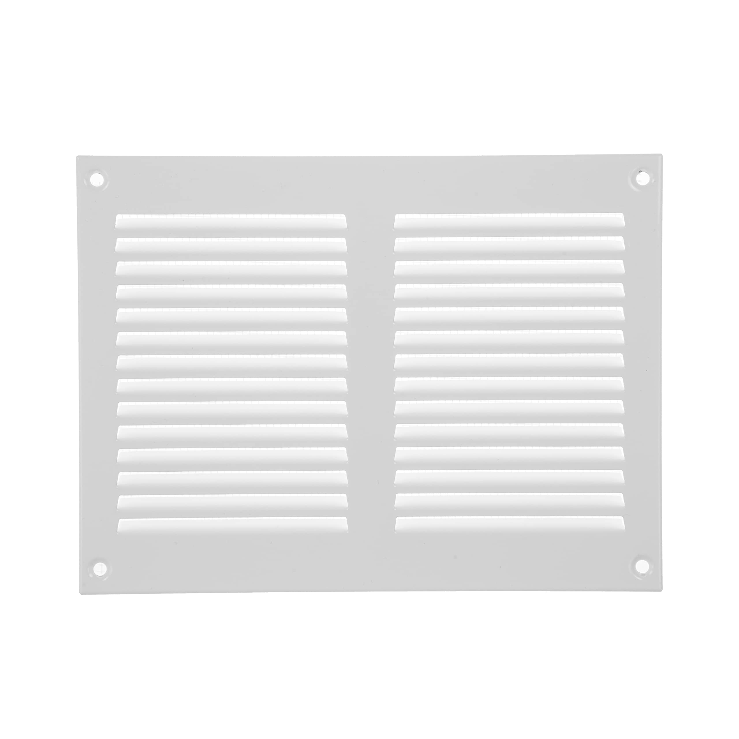 8" x 6" Inch / 200 x 150 mm White Air Vent Cover - Steel Return Air Grilles - for Ceiling and Sidewall - HVAC - with Insect Protection Screen (7.87 x 5.90 Inch, White) — image 1