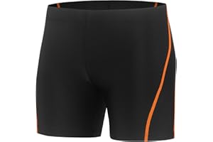 Xioker Boy Square Legs Swim Jammer with UPF50+,Youth Boy Jammer Swimming Shorts for Training
