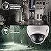 ONWOTE 【Audio 5MP HD IP POE Security Camera Outdoor Dome, 5 Megapixels 2592x 1944P Super HD Vandalproof Camera, 100ft IR, 90° Viewing Angle, IP66 Weatherproof, Remote Access, Motion Alert