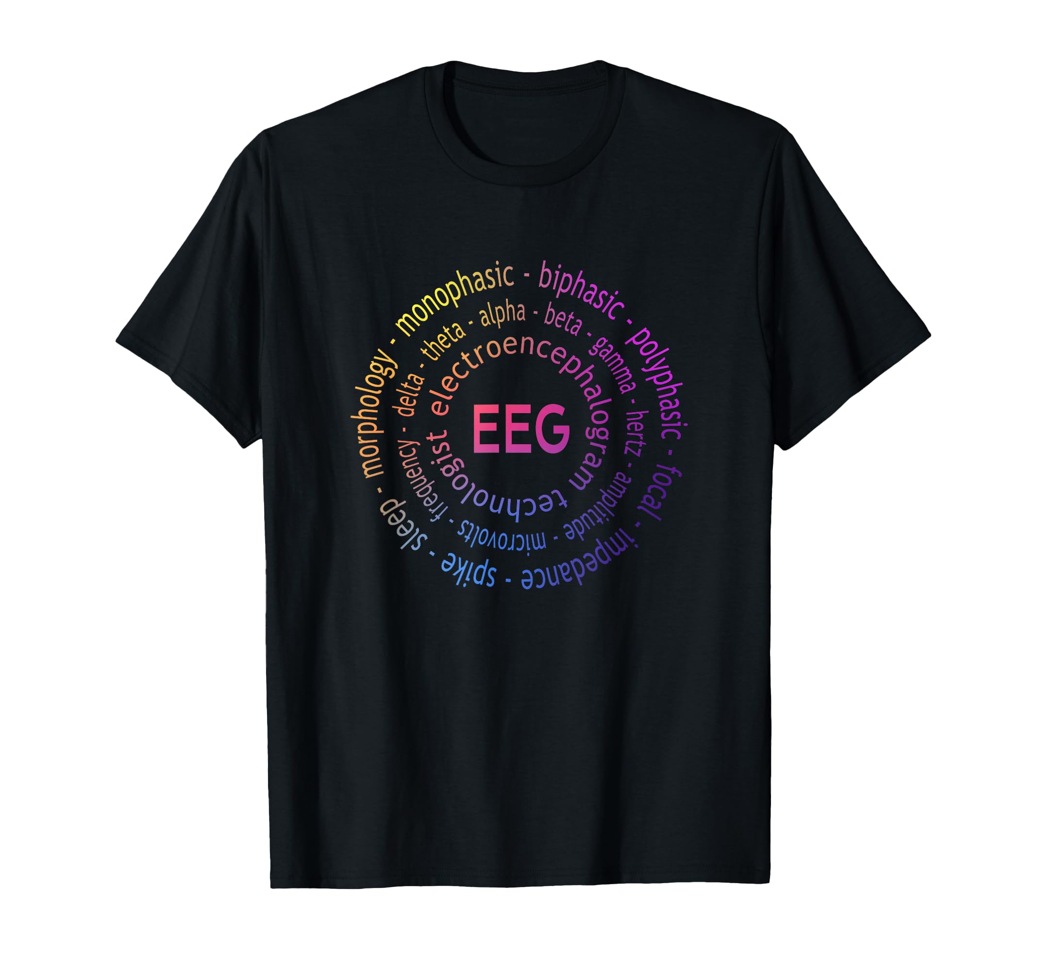 Photo 1 of Colorful EEG - EEG Appreciation - EEG Pediatric Appreciation T-Shirt