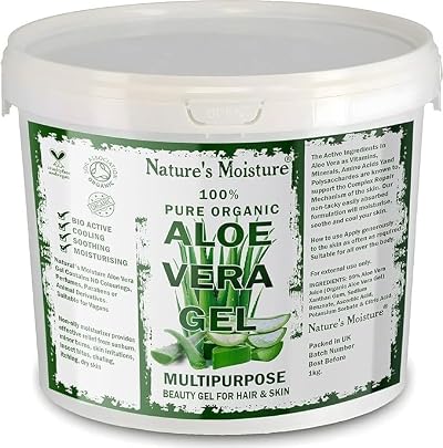 Hydra Naturals Nature's Moisture Aloe Vera Gel 1Kg Cruelty Free Vegan