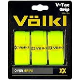 Volkl V-Tac Tennis Overgrip-Pack of 3 (Neon Yellow)