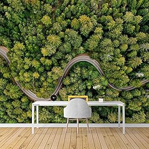 Wall Mural Forest Removable Wallpaper Wall Sticker for Bedroom Living Room - 66x96 inches