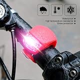 Bestlsy Set of 6 Bike Lights Front and Back LED Clip-On Waterproof Silicon view 5