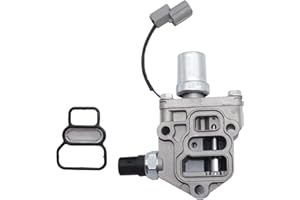 XQSMWF VTEC Solenoid Spool Valve With Gasket Compatible with Honda Civic 1.7L 2001 2002 2003 2004 2005 Replace 15810-PLR-A01 