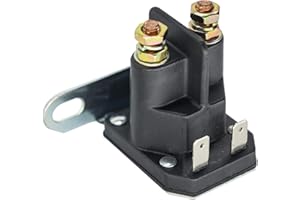 Liyquint Solenoid 12V, AM138068 Starter Solenoid Fit for Compatible with Trombetta John Deere MTD Cub Cadet Lawn Tractor 725-