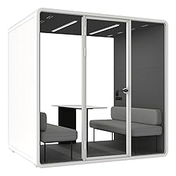 Soundproof Office Pod Booth, Quiet Meeting Pod with