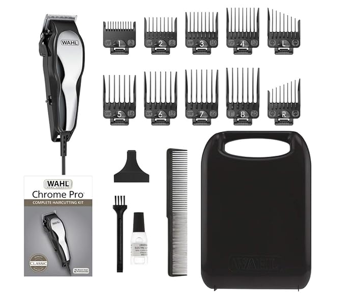 wahl cordless chrome pro clipper kit review