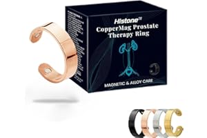 KEYESS Histone CopperMag Prostate Therapy Ring, Histone Prostapower Magnetic Copper Ring, Histone Magnetic Rings, Copper Magnetic Ring for Women Men, Sporty Copper Ring for Fingers Thumb (Rose Gold)
