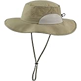 Home Prefer UPF50+ Mens Sun Hat Wide Brim Fishing Hat for Men UV Protection Womens Beach Bucket Hat for Golf Hiking Gardening