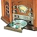 WOCKODER Record Player with Built-in Speakers RCA Line Out - Wood
