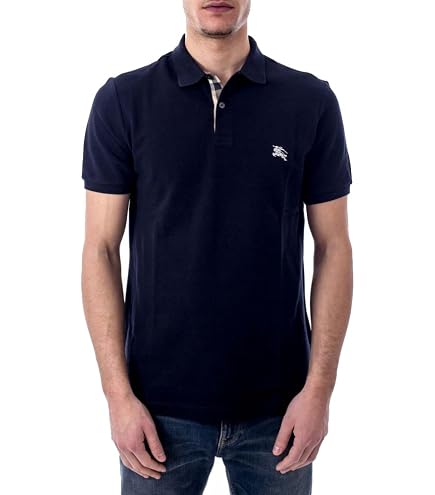 BURBERRY Brit Mens Short Sleeve nova Check Placket Polo Shirt
