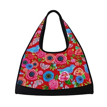 floral sports bag