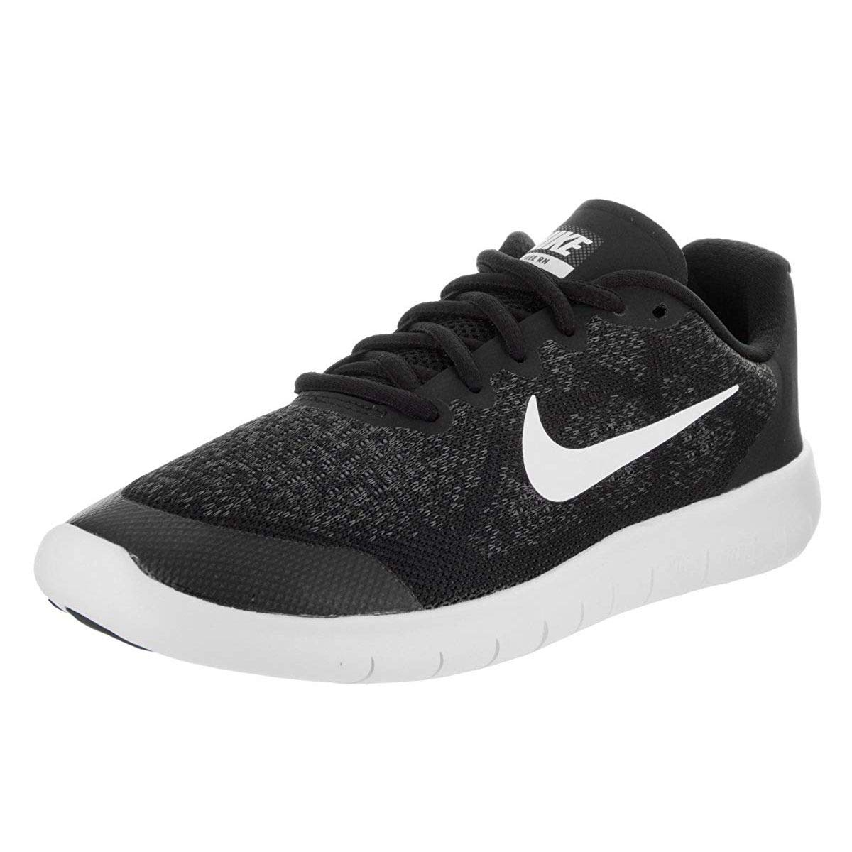 Nike Women's Free RN Flyknit 2018 Running, White, 7