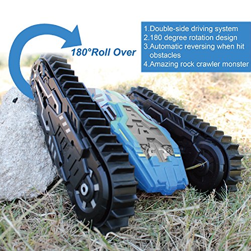 Hi-Tech 2.4GHz RC Off-Road Car High Speed Rock Crawler Racing Car for Indoor Outdoor Play, Rechargeable 700mAh Vehicle Battery Included