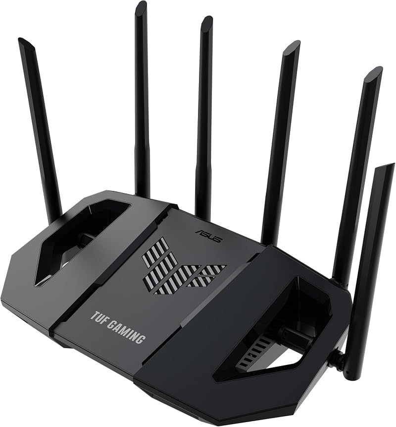 ASUS TUF Gaming BE6500 WiFi 7 Router Dual Band 6500 Mbps 4K-QAM MLO