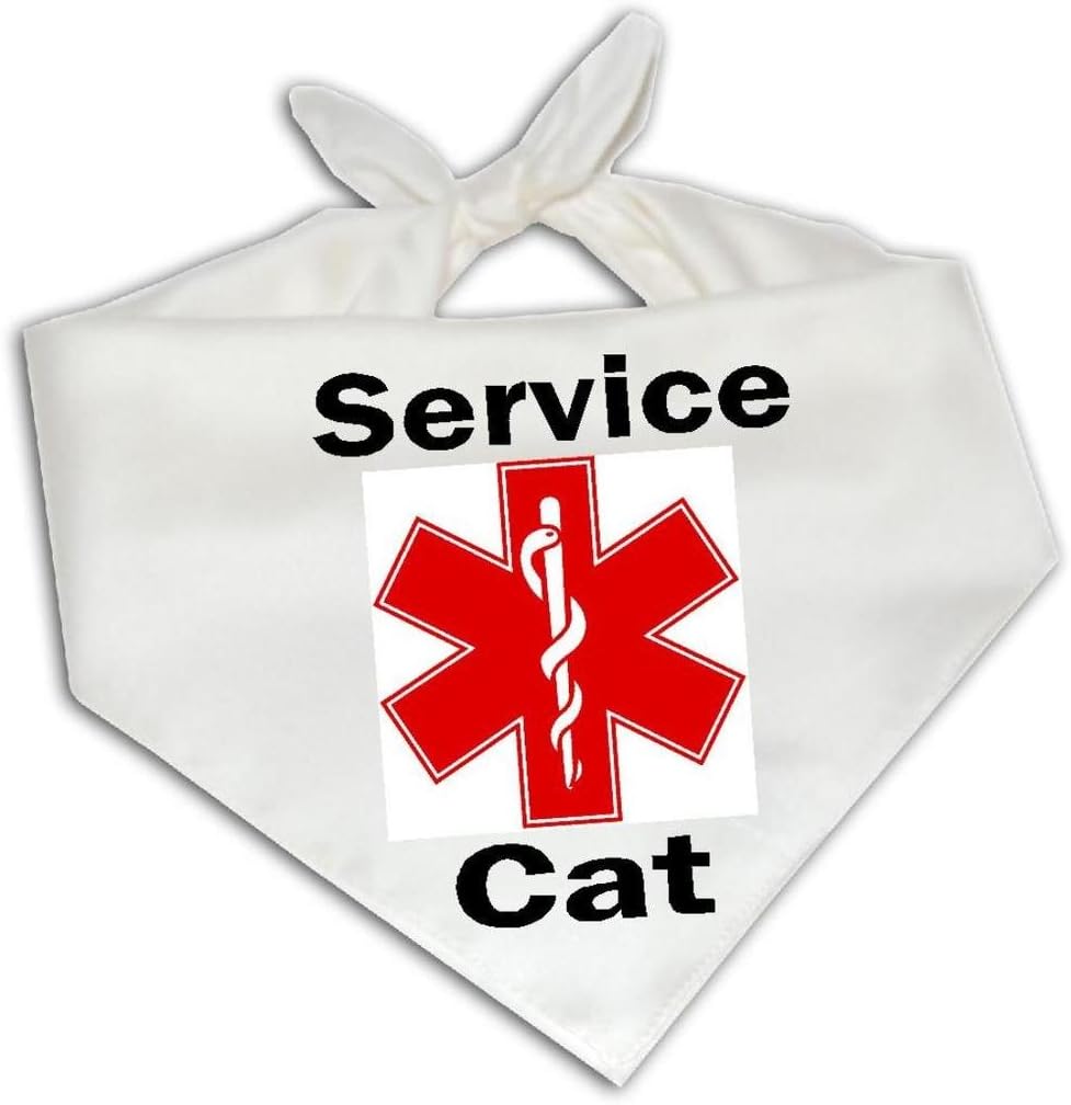 Apple Orange Gifts Service Cat - Pet Bandana One Size Fits Most Medical Support Animal