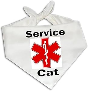 Apple Orange Gifts Service Cat - Pet Bandana One Size Fits Most Medical Support Animal