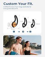 Hearprotek Swimmer Ear Plugs 2 Pairs Orange Silicone Custom-fit view 4