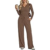 oncharm 2 Piece Lounge Sets for Women Spring Vacation Fall Travel Airport Outfits Casual Cruise Fashion 2026