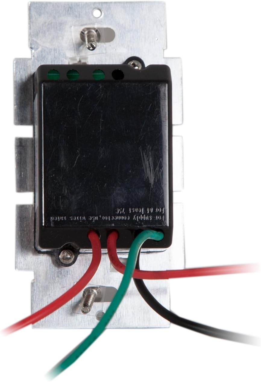 Maxxima 3-Way/Single Pole Dimmer Electrical light Switch 600 Watt max, LED Compatible, Wall Plate Included (2 Pack) - - 