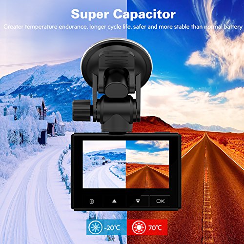 image for MYPIN WiFi Dashboard Camera, 1080P Dash Cam Video Recorder with 2.45