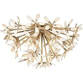 Corbett-Standard 511-04-IYC Corfu - 4 Light Semi Flush - 10.75 Inches Tall and 20 Inches Wide - Ivory Coco