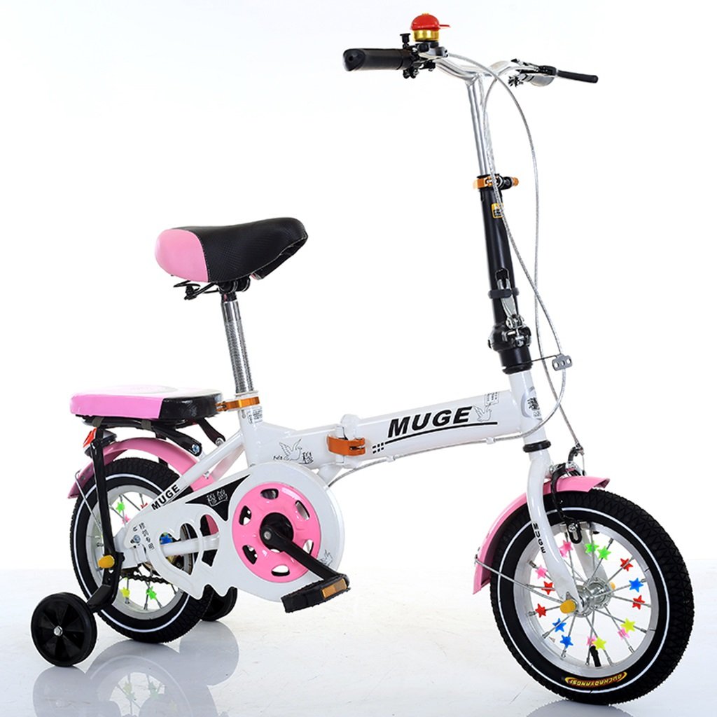 127cm 127cm D B07cwd6mmr 子供の折り畳み自転車 男の子 女の子生徒4色オプション補助ホイール高炭素鋼ボディ丈夫で安全な子供用5 13 D サイズ D 色 さいず 127cm 106 146cm 子ども用自転車 ブランドのギフト Rumble Media