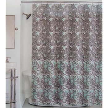 Amazon Com Peri Home Pebble Solid Fabric Shower Curtain 72 X 72