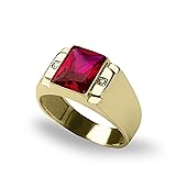 Blake's 14K Solid Yellow Gold Ring for Men with
