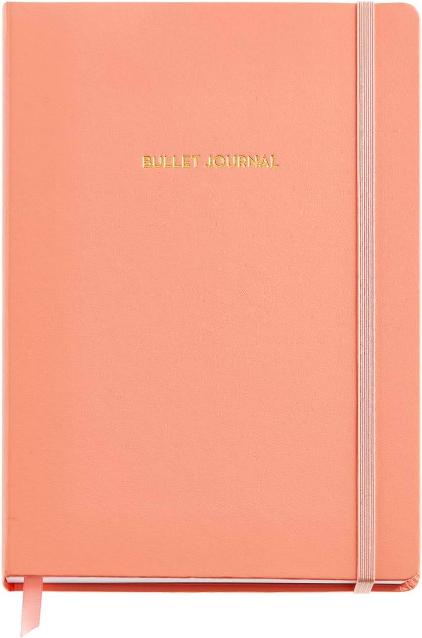Miquelrius, Bullet Journal Notebook, Imitation Leather Hard Cover and Elastic Closure, Size A5 (148x210mm) - Image 3