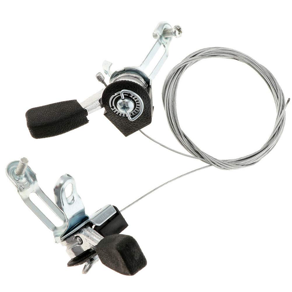 Aluminum Friction Thumb Shifter with Brake Cable | MTB Bicycle Gear Shifter for Easy Operation