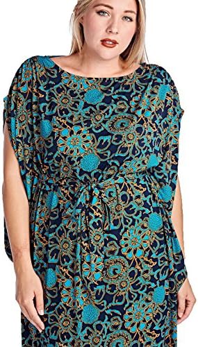 Marcelle Margaux Plus Bateau Neck Midi Dress 4X Dark Navy 11