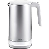 ZWILLING Enfinigy 1.5-Liter Cool Touch Stainless Steel Electric Kettle Pro, Tea Kettle, Silver