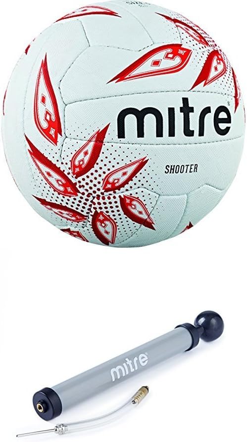 Good Quality Mitre Shooter Match Netball White Red Ruby Size 4 With Ball Pump Sports Outdoors The Latest Whichorthopaedicimplant Com