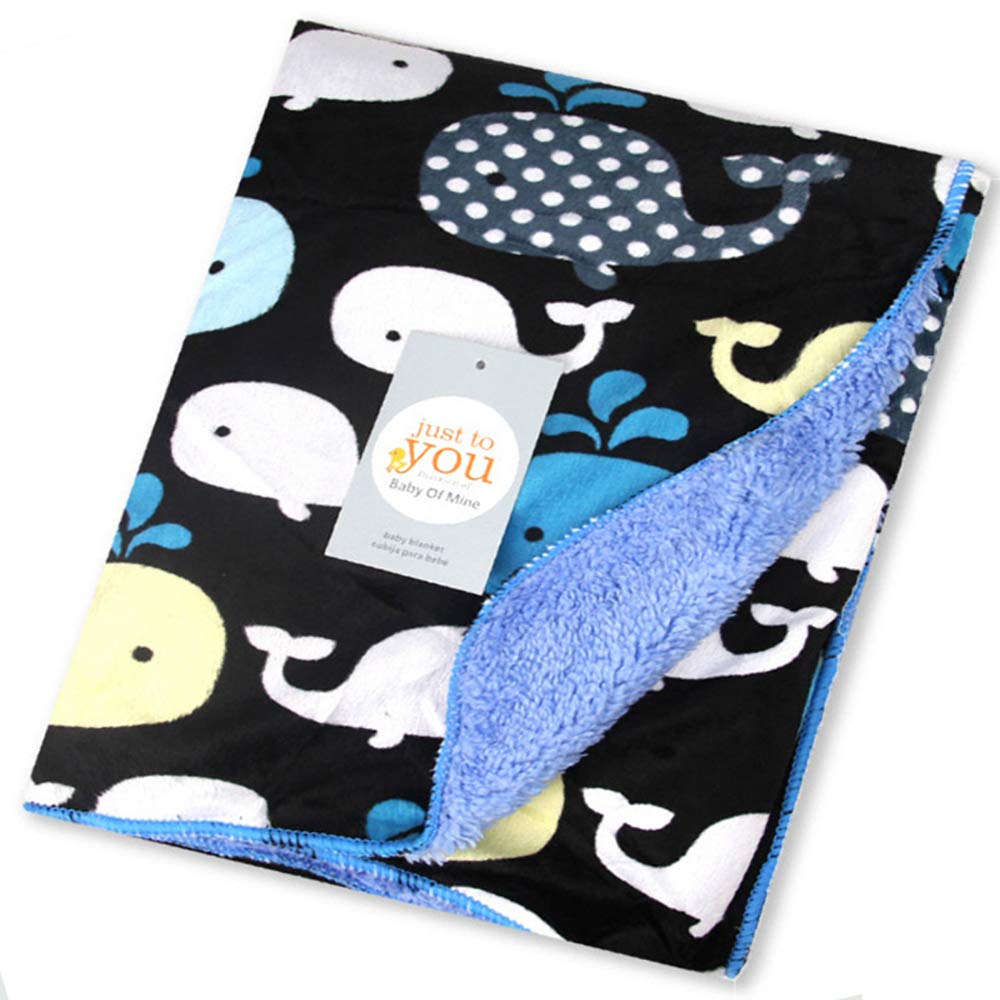 circo whale baby blanket