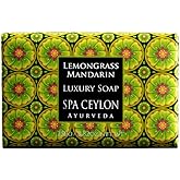 SPA CEYLON LEMONGRASS MANDARIN Luxury Soap | Natural Cleanser | Lemongrass & Mandarin | Soften skin | Hydrating | Suitable for all skin types