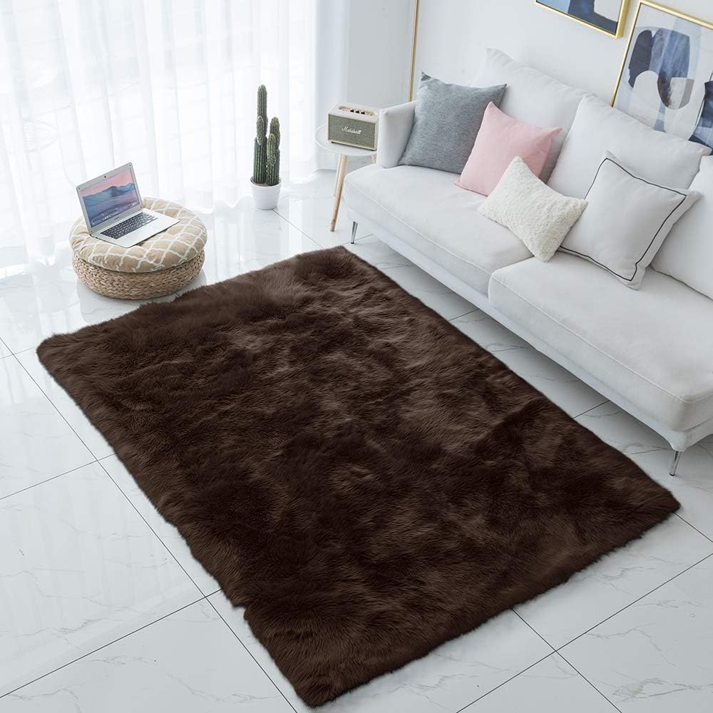 Best living room rugs brown