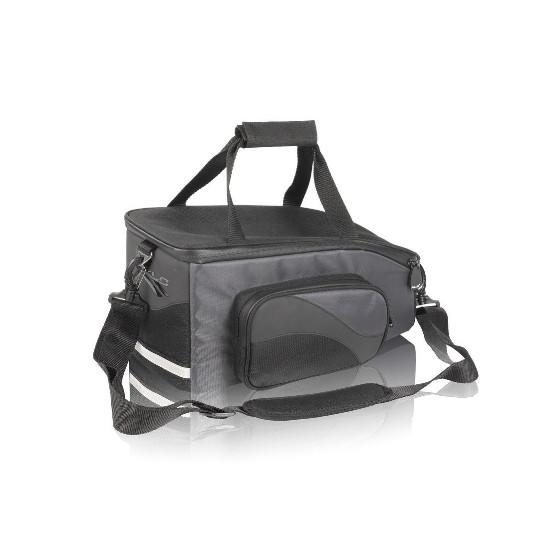 XLC Unisex – Adult Pannier Bag BA-S43, Black Anthracite, 160 x 180 x 350 cm