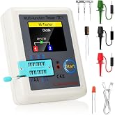 FORIOT Transistor Tester FORIOT LCR Meter LCR-TC1 Multi-Function Transistor Meter ESR Tester with TFT Full Color Display Capacitor Detector for LCR ESR PNP NPN Zener Diode