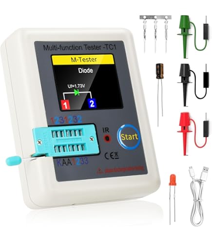 Non-contact Voltage Tester LCR T7 New Transistor Tester TFT Diode - Foto 10