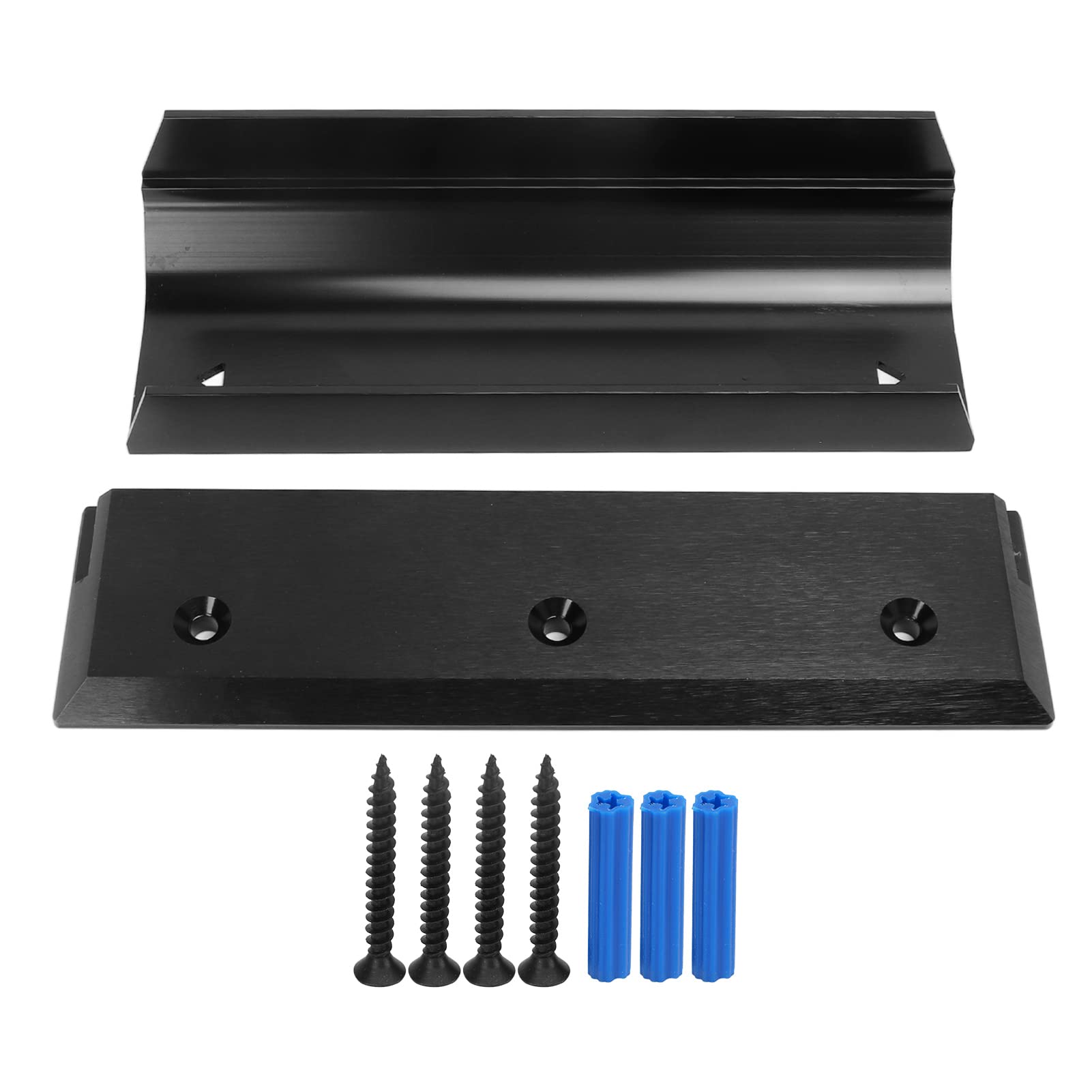 Door Lock Brace, Strong Effective Easy Installation Aluminium Alloy Black Door Lock Barricade for Yacht for RV for French Door
