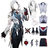 ETEBAS Arlecchino Cosplay Costume The Knave Outfit Full Set Uniform With Wig