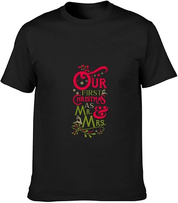 Lawrence criterion broderick caneles Our First Christmas As Mr Adult Short-Sleeved T-Shirts (for Men and Women) at Amazon Men’s