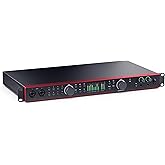 Focusrite Scarlett 18i20 4th Gen USB-C Audio Interface | 26-In 26-Out, 8 Mic Preamps, 2 Hi-Z Inputs, Dual ADAT, S/PDIF, MIDI, Word Clock, Talkback Mic, Auto Gain, Clip Safe
