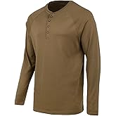 Beretta Men's Scout Performance Relaxed Fit Thermal Long Sleeve Henley Shirt