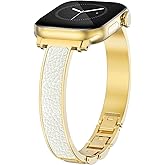 WINGLE Slim Watch Band for Apple Watch Band Women 38mm 40mm 41mm 42mm 44mm 45mm 46mm Series 11 10 SE 3/2/1 Jewelry Dressy Bracelet Thin Metal Strap Designer Luxury Bangle for iWatch 9 8 7 6 5 4 3 2 1