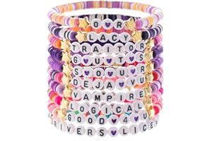 Tryse 10pcs Olivia Guts Friendship Bracelets Concert Outfit Gifts for Women