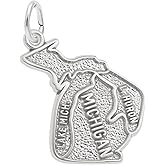 Michigan Charm, Charms for Bracelets and Necklaces